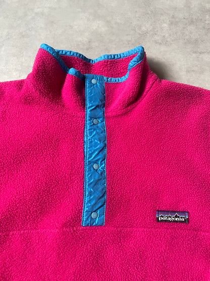 80s PATAGONIA 「Synchilla Snap-T」フリースプルオーバー　USA製