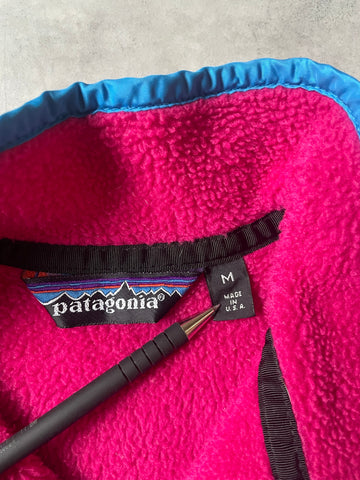 80s PATAGONIA 「Synchilla Snap-T」フリースプルオーバー　USA製