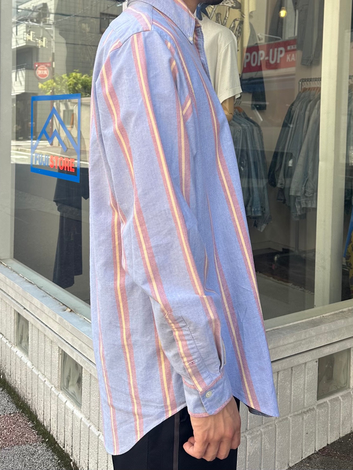 00's RALPH LAUREN BD マルチストライプシャツ