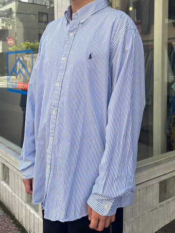 90's RALPH LAUREN ストライプシャツ