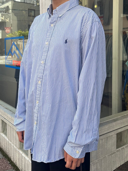 90's RALPH LAUREN ストライプシャツ