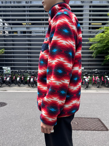 00's PATAGONIA「SYNCHILLA」　スナップT ネイティブ柄　