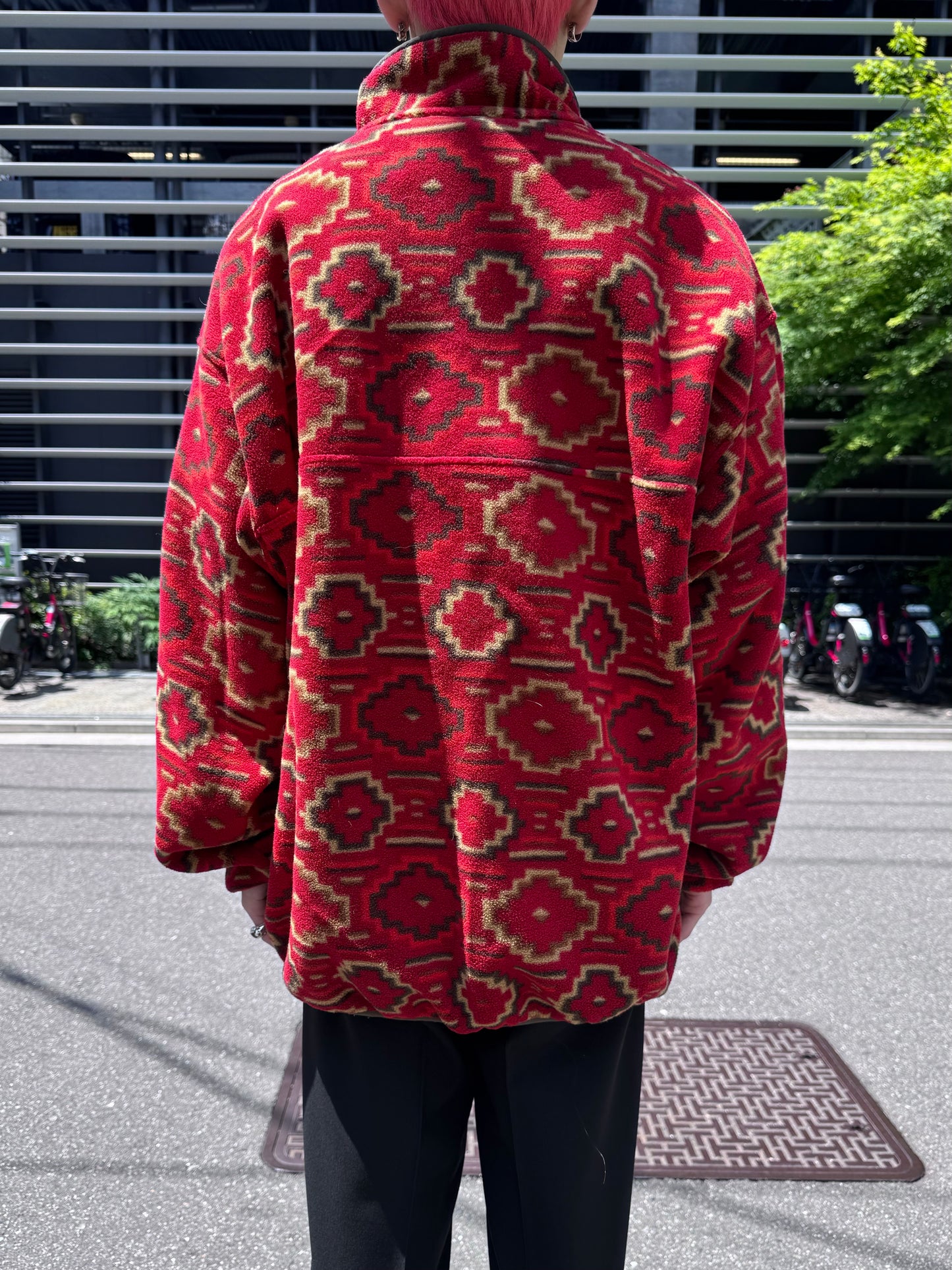 00's PATAGONIA「SYNCHILLA」 スナップT ネイティブ柄　