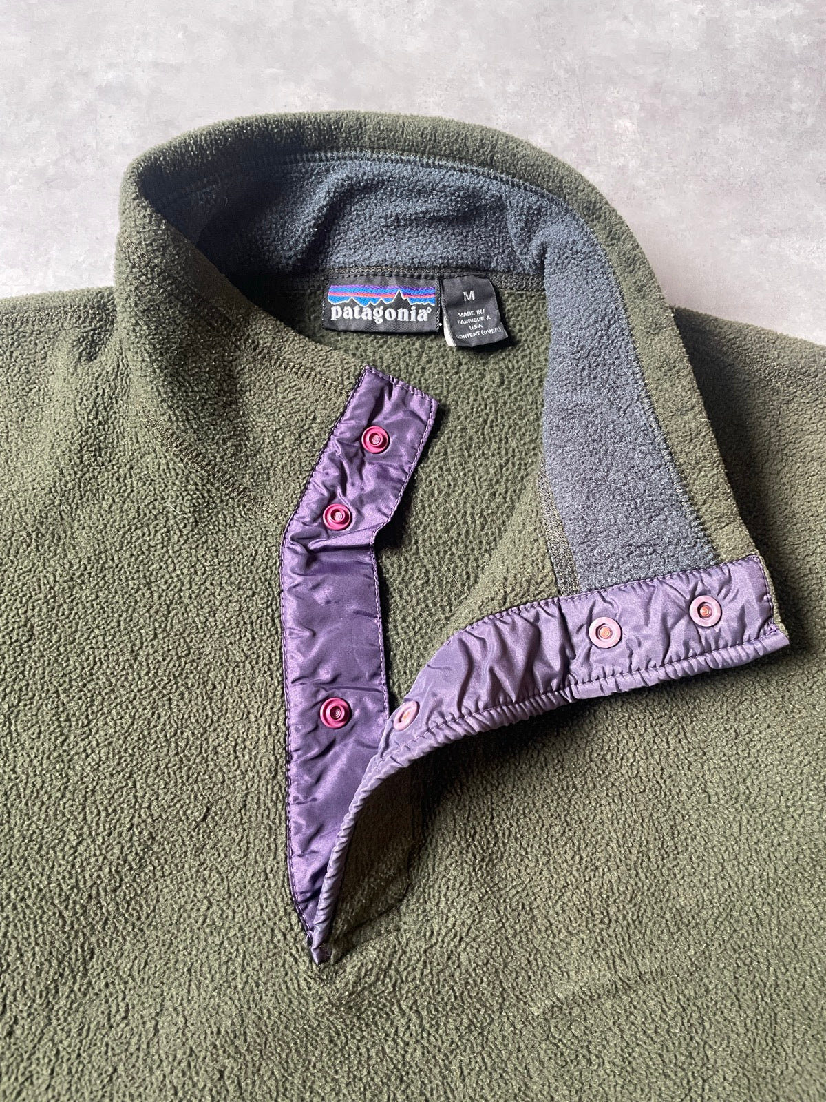 90s PATAGONIA 「WOOLY-T Synchilla」プルオーバー USA製