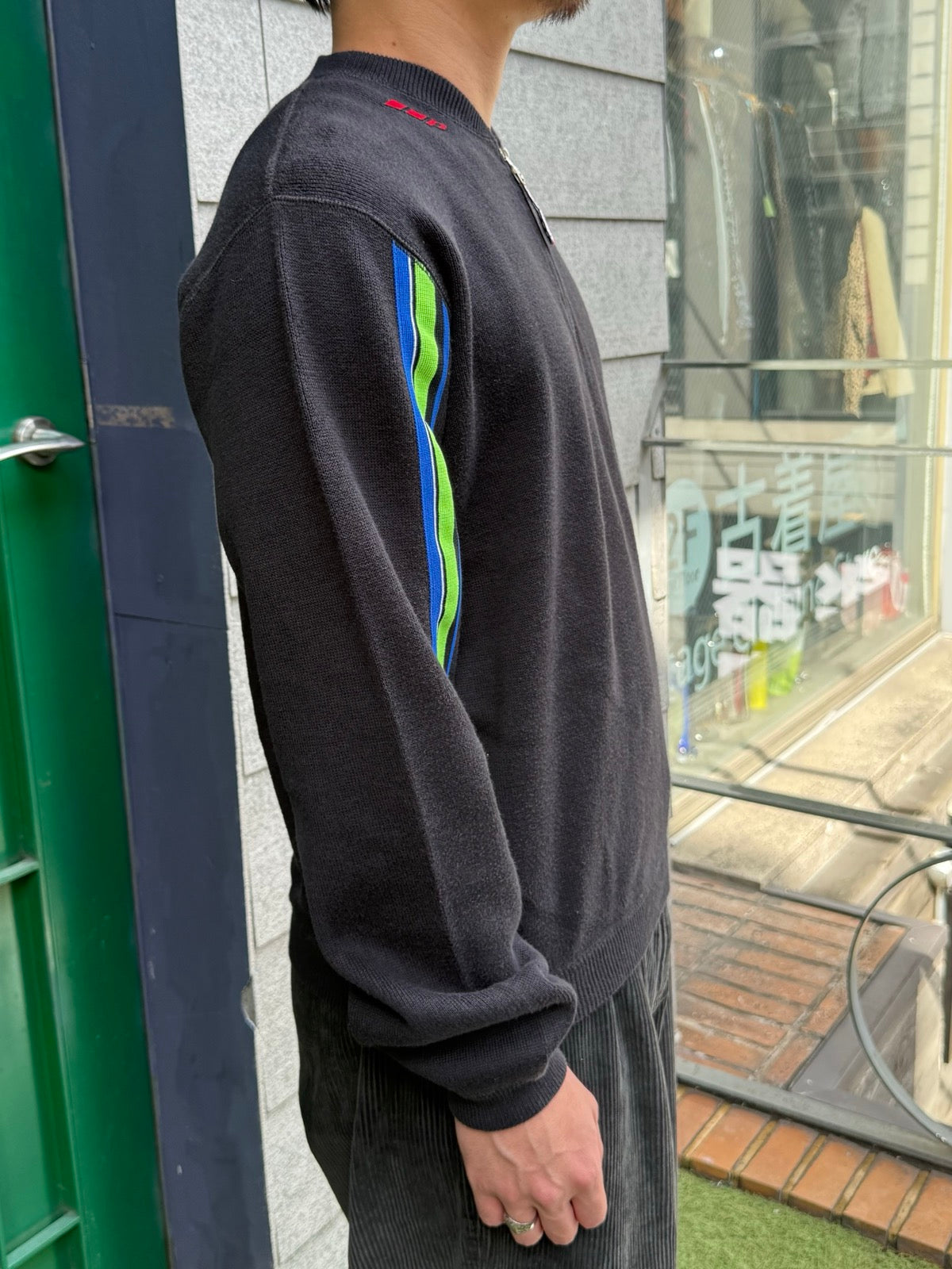 90's「Polo Sport by Ralph Lauren」ハーフジップニット