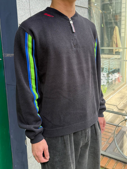 90's「Polo Sport by Ralph Lauren」ハーフジップニット