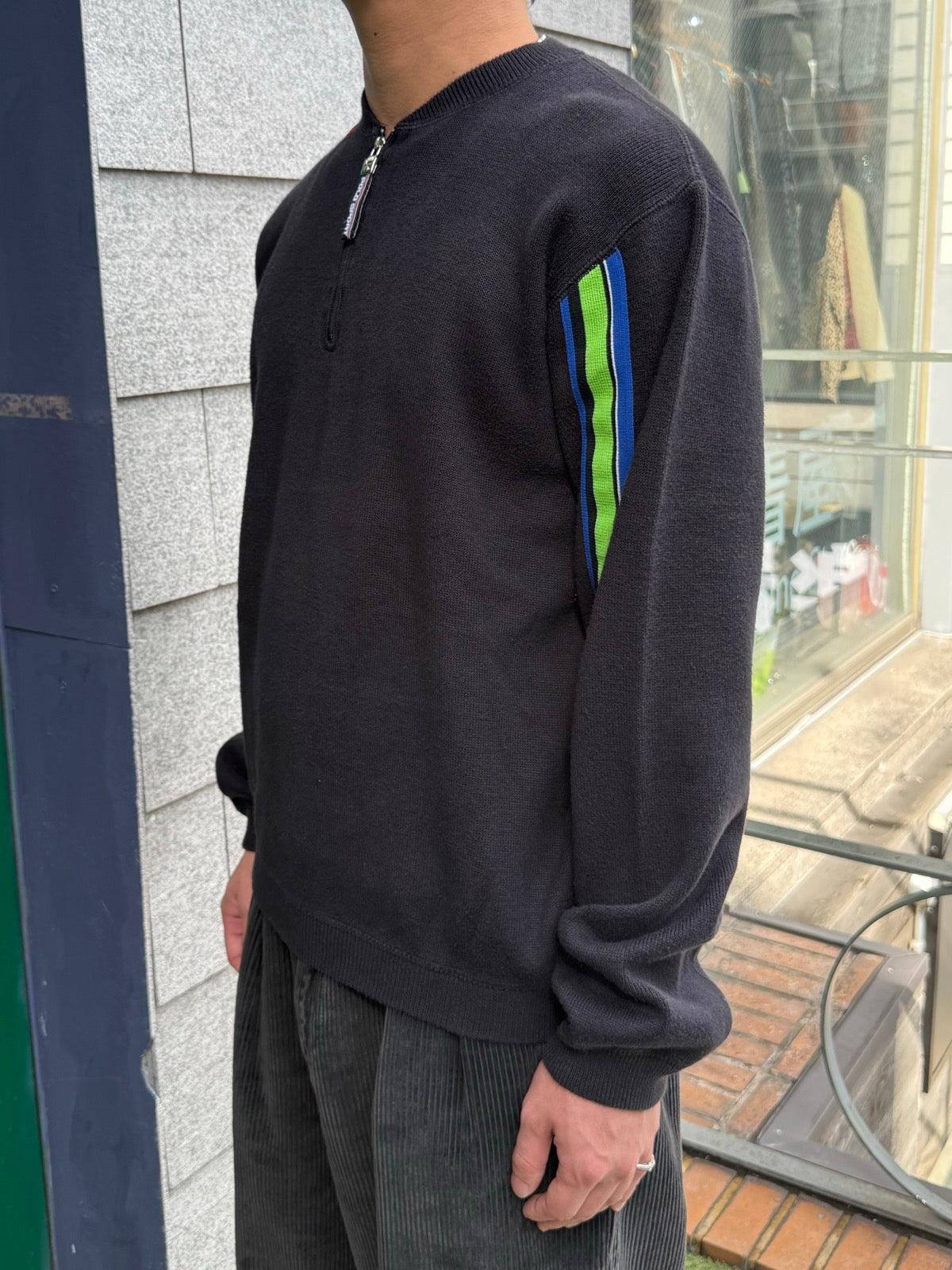 90's「Polo Sport by Ralph Lauren」ハーフジップニット