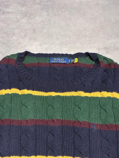 POLO RALPH LAUREN クルーネックボーダーニット