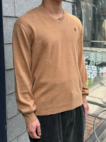 00's Polo Ralph Lauren「PIMA cotton」Vネックニット