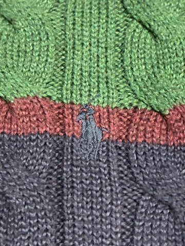 POLO RALPH LAUREN クルーネックボーダーニット