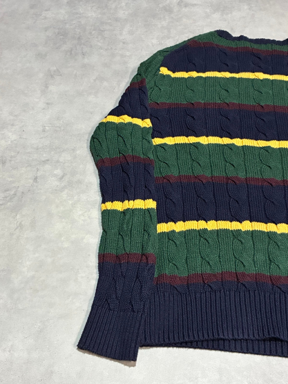 POLO RALPH LAUREN クルーネックボーダーニット