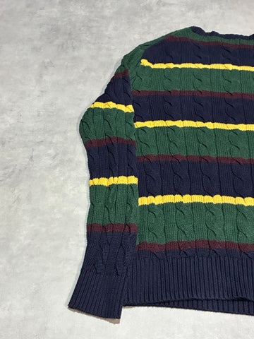 POLO RALPH LAUREN クルーネックボーダーニット