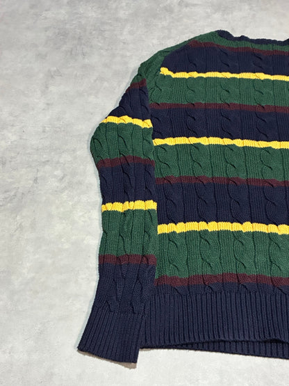 POLO RALPH LAUREN クルーネックボーダーニット