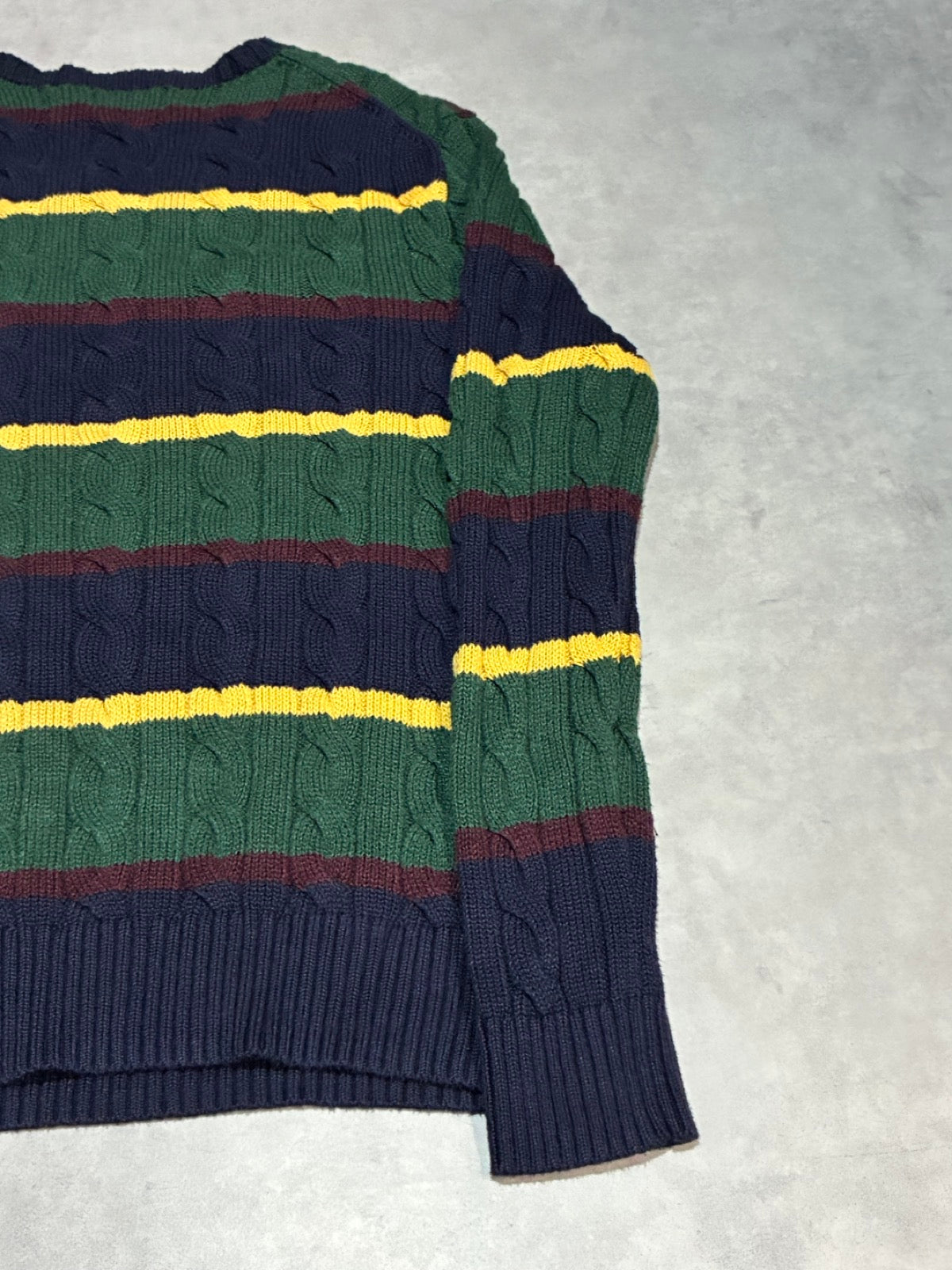 POLO RALPH LAUREN クルーネックボーダーニット