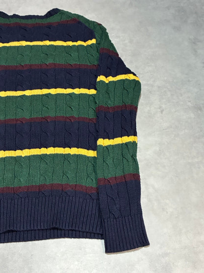 POLO RALPH LAUREN クルーネックボーダーニット