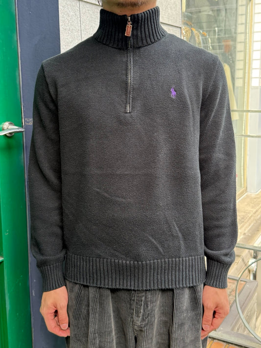 00's「Polo Ralph Lauren」ハーフジップニット