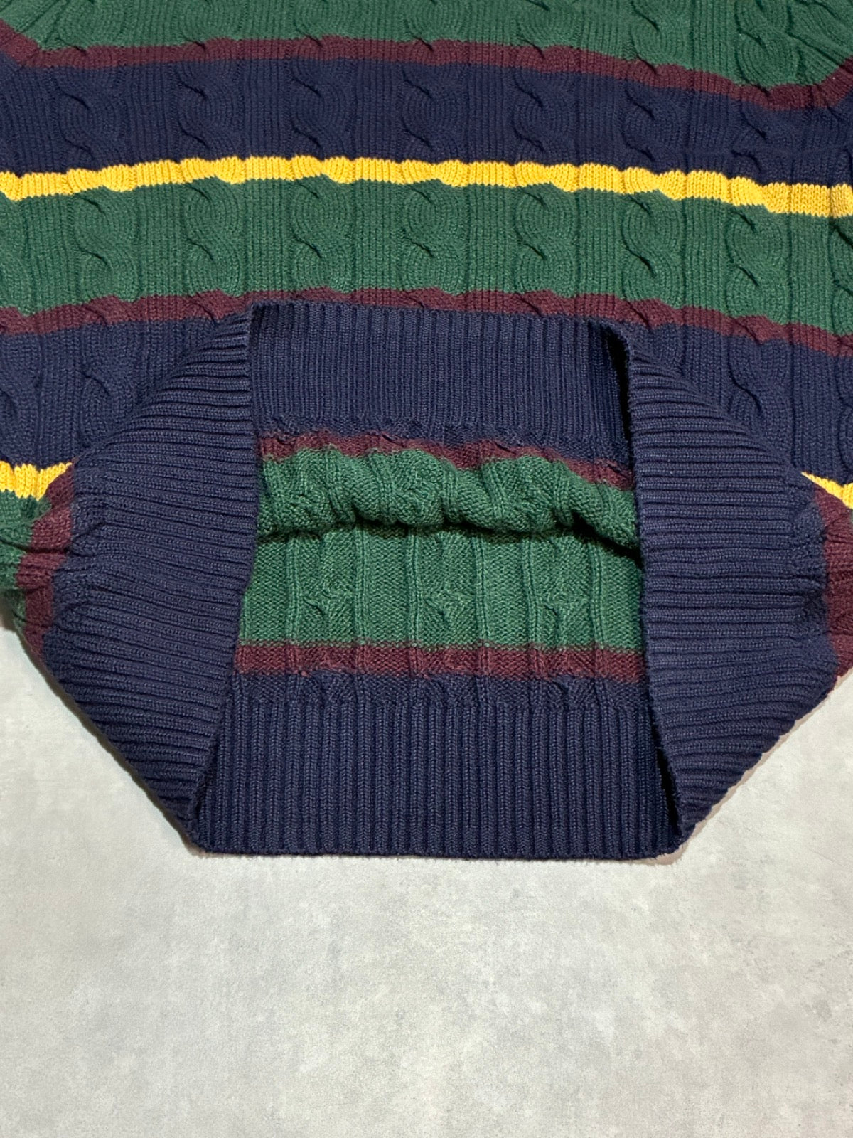 POLO RALPH LAUREN クルーネックボーダーニット