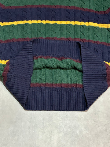 POLO RALPH LAUREN クルーネックボーダーニット