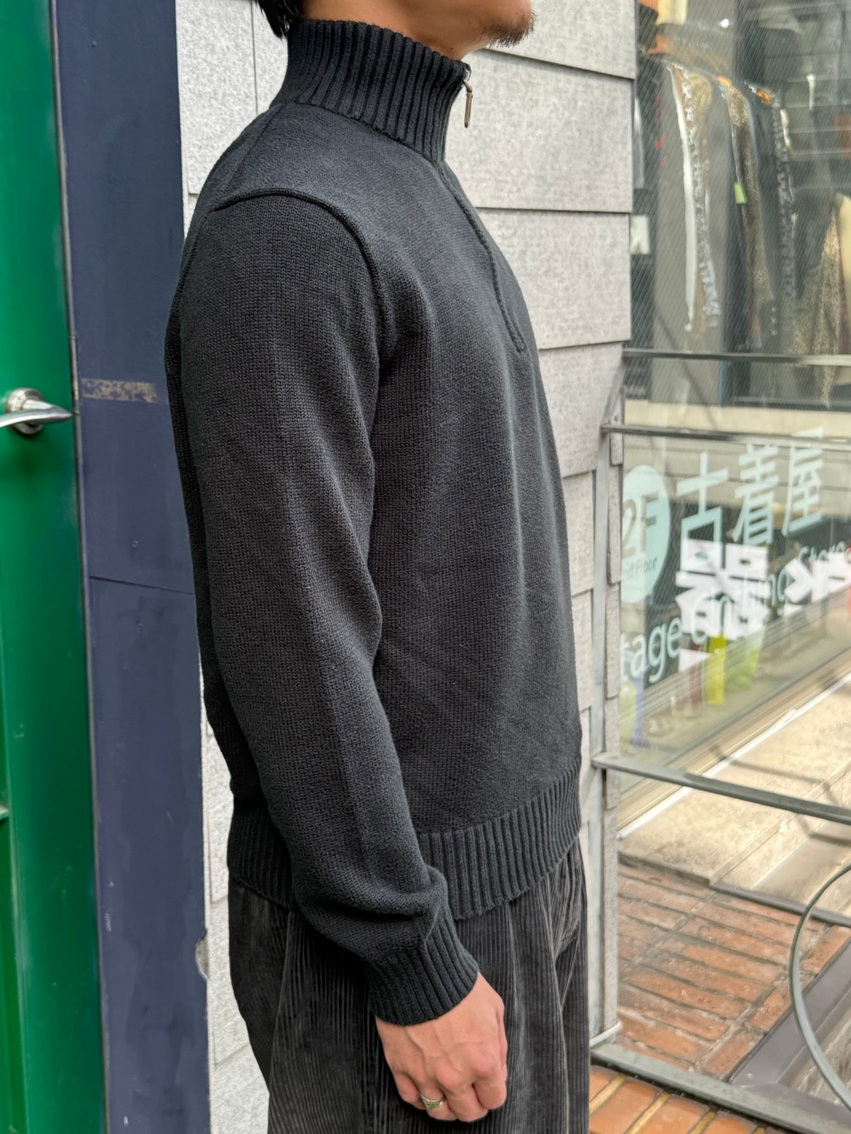 00's「Polo Ralph Lauren」ハーフジップニット