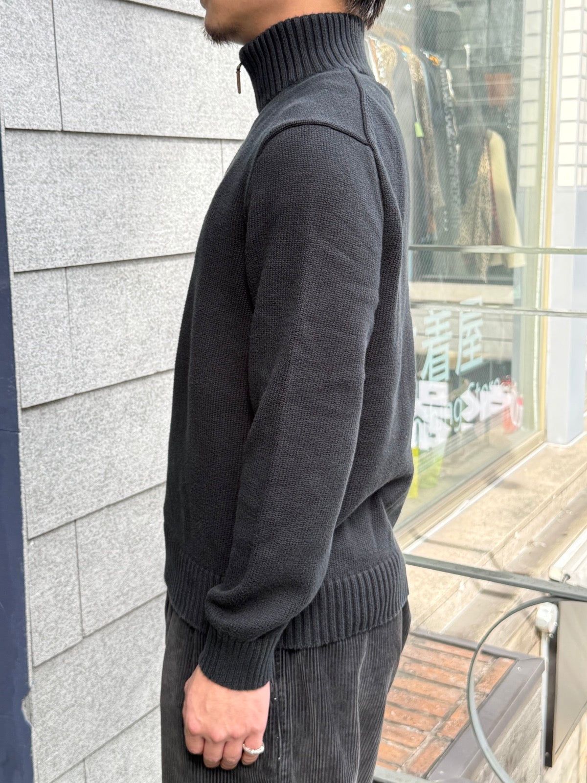 00's「Polo Ralph Lauren」ハーフジップニット