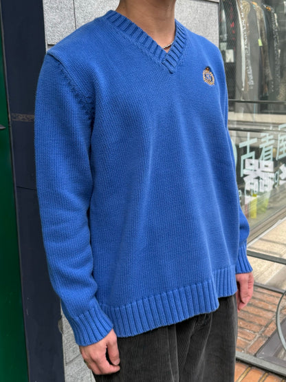 90's「Lauren Ralph Lauren」Vネックニット