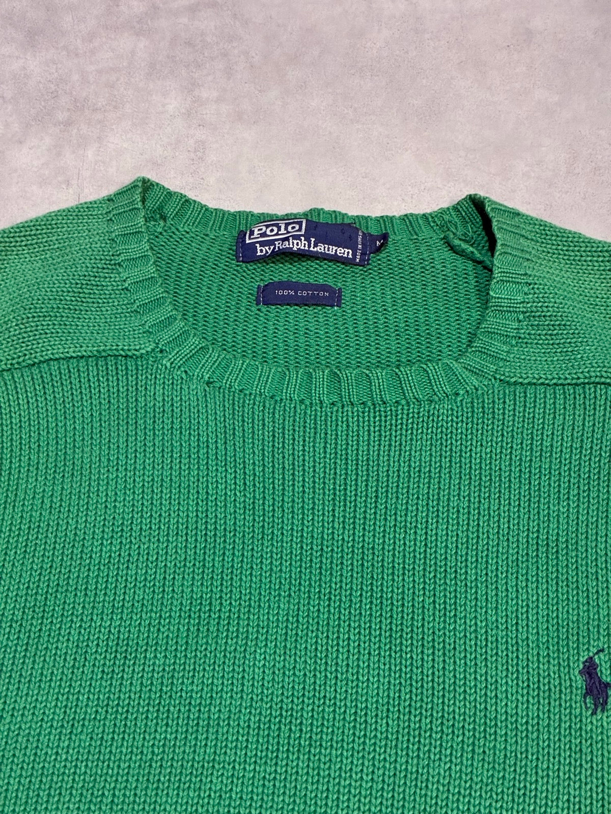90's POLO BY RALPH LAUREN クルーネックニット