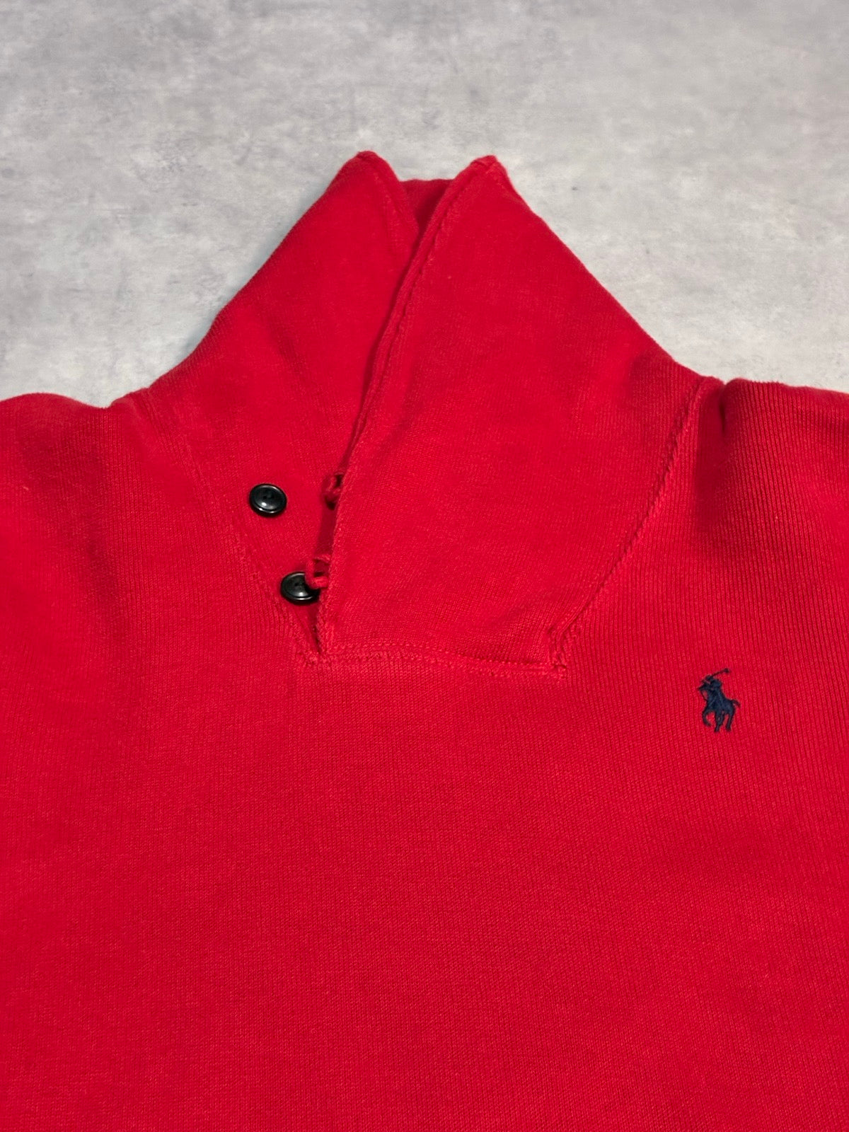 POLO RALPH LAUREN ショールカラーコットンニット