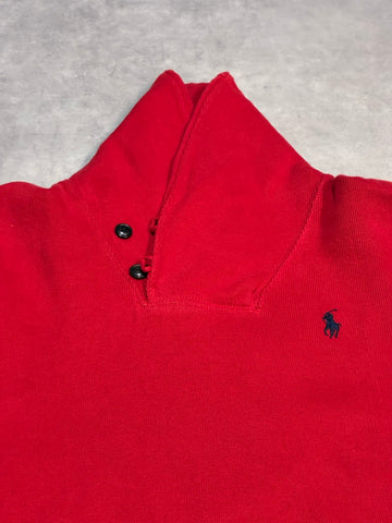 POLO RALPH LAUREN ショールカラーコットンニット