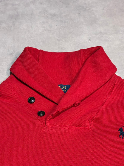 POLO RALPH LAUREN ショールカラーコットンニット