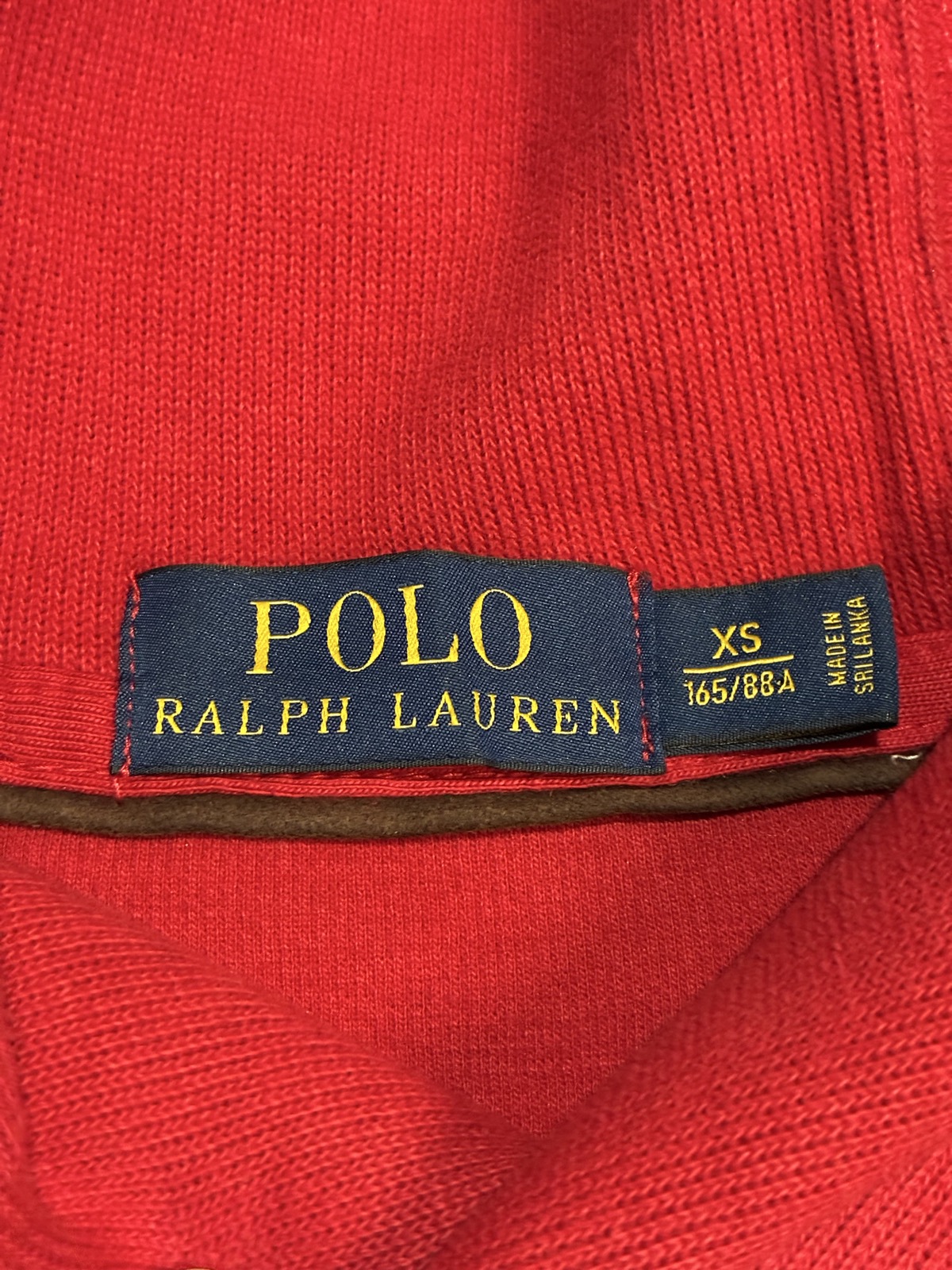 POLO RALPH LAUREN ショールカラーコットンニット