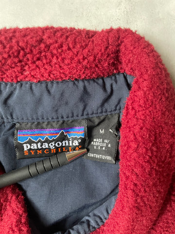 90s PATAGONIA 「Synchilla Big Shirt」フリースシャツ　USA製