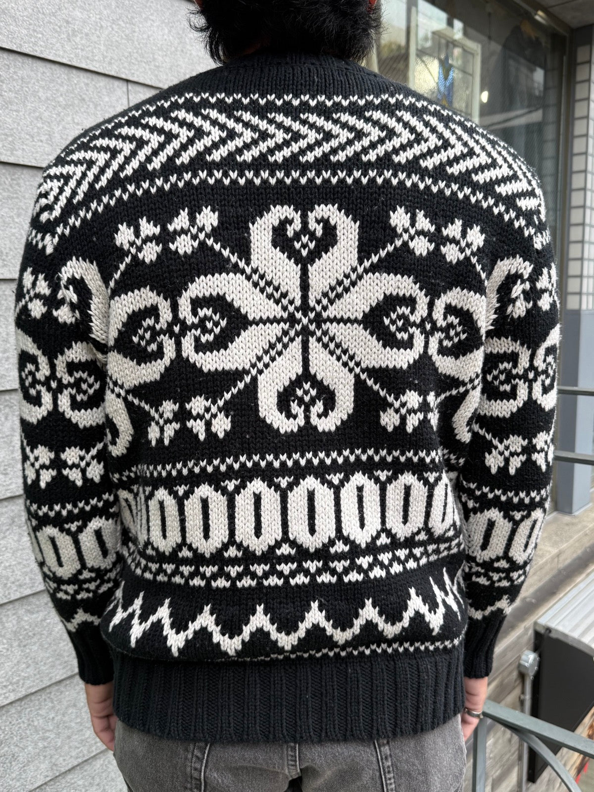 10's Lauren Ralph Lauren「ノルディック柄」クルーネックニット