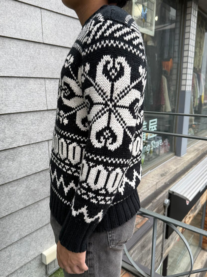10's Lauren Ralph Lauren「ノルディック柄」クルーネックニット