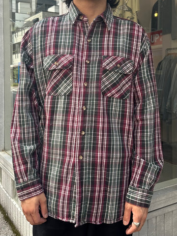 90's FIVE BROTHER ヘビーネルシャツ