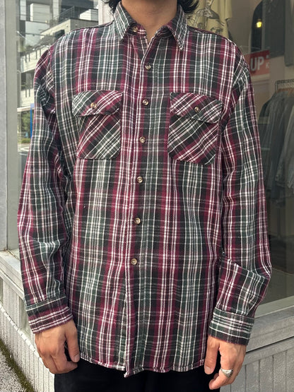 90's FIVE BROTHER ヘビーネルシャツ