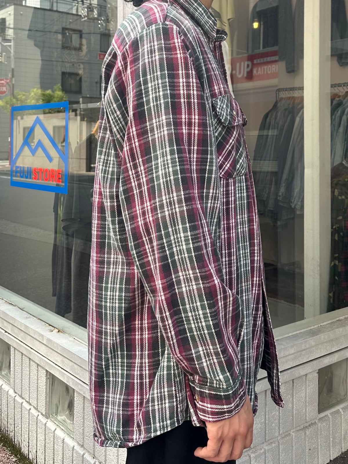90's FIVE BROTHER ヘビーネルシャツ