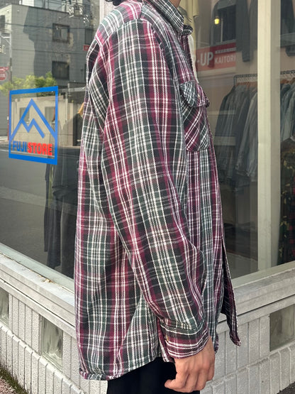 90's FIVE BROTHER ヘビーネルシャツ