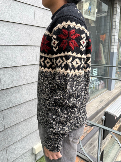 00's Polo by Ralph Lauren「フェアアイル柄 」ハンドニット