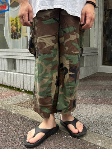 REMAKE WIDE ARMY PANTS