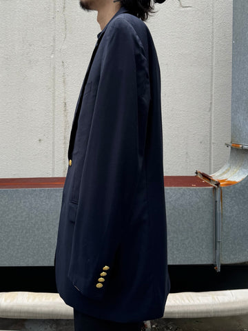 90's LAUREN RALPH LAUREN 「SCHOOL JACKET」テーラードジャケット　紺ブレ