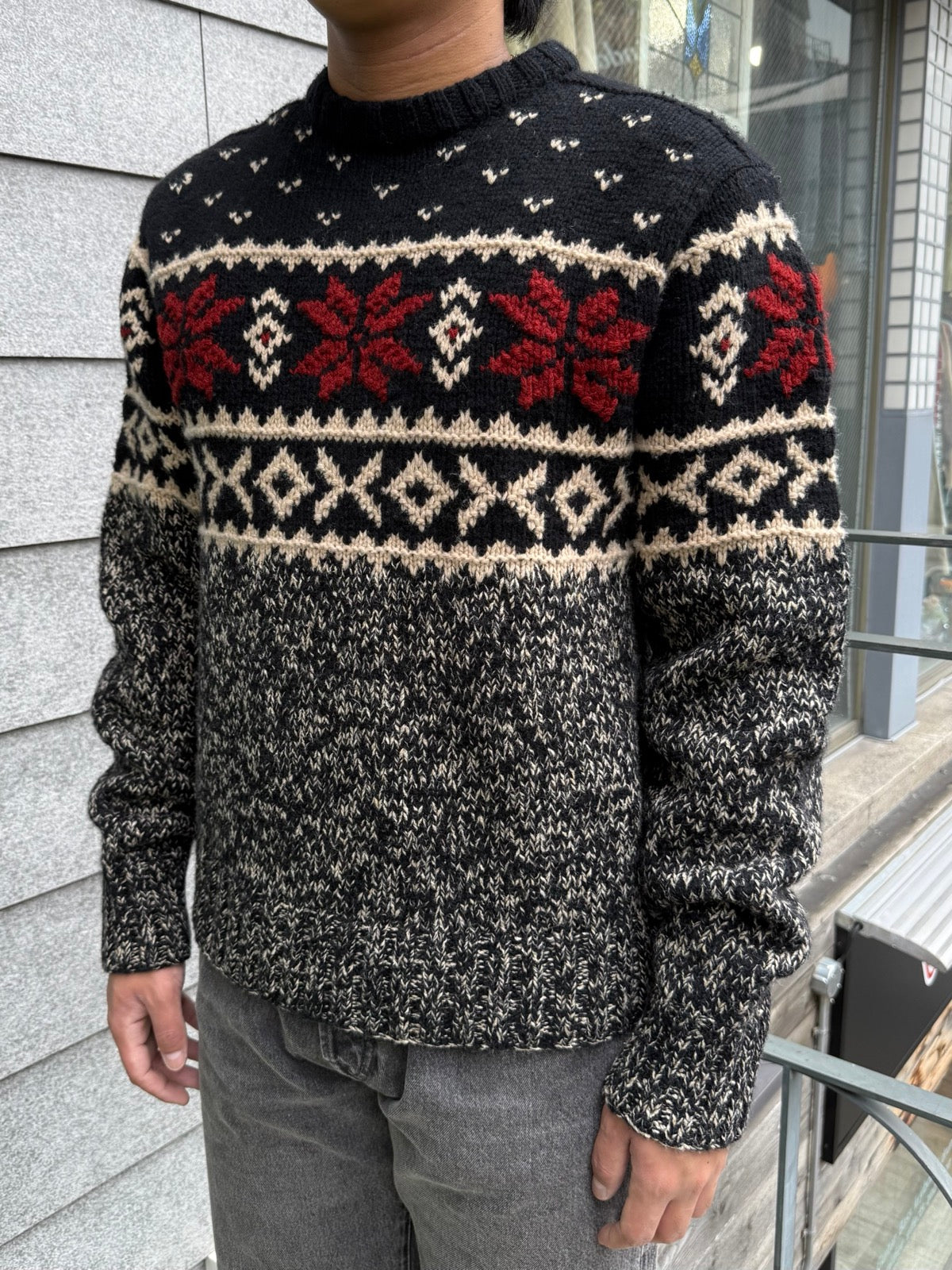 00's Polo by Ralph Lauren「フェアアイル柄 」ハンドニット