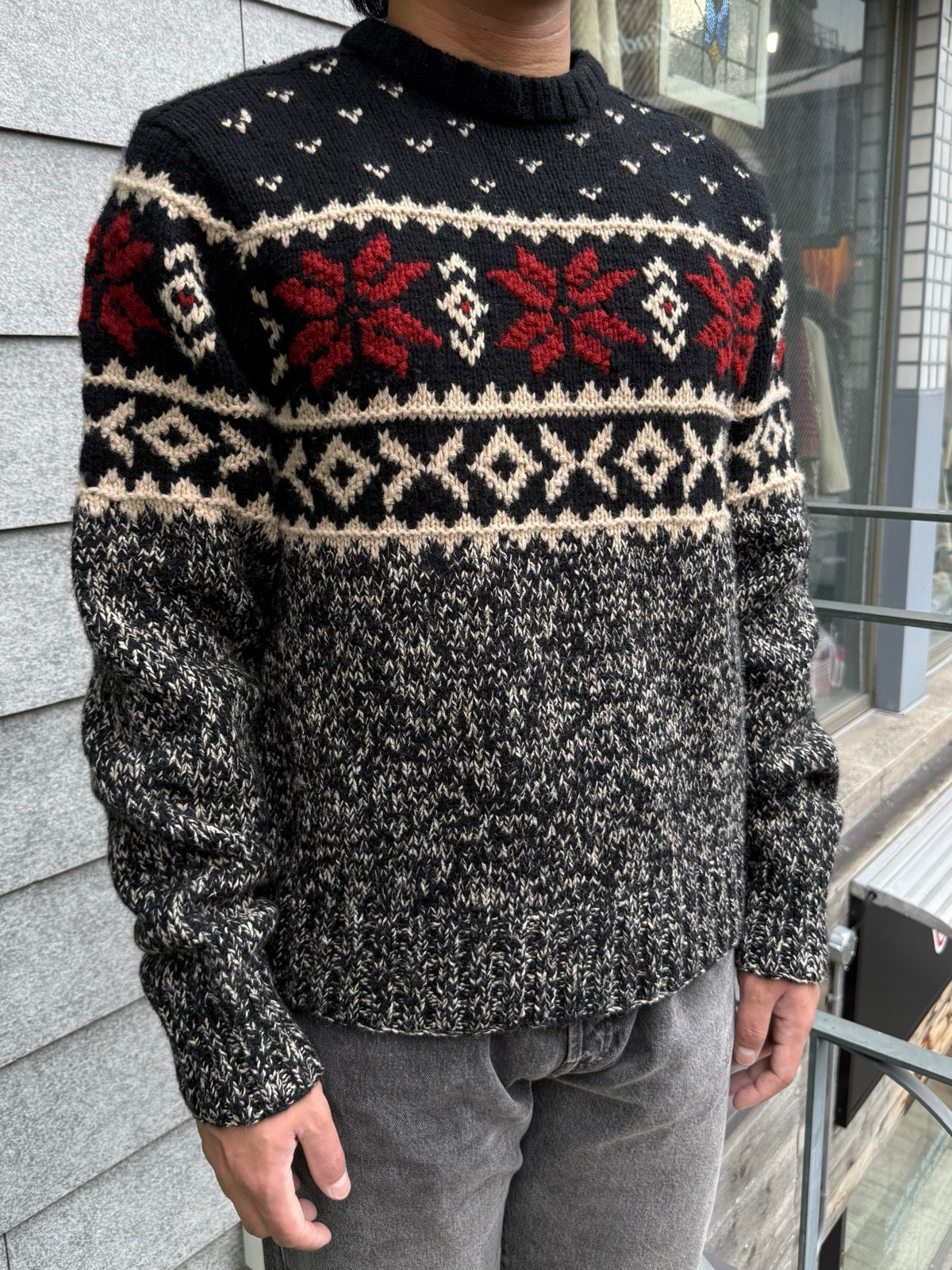 00's Polo by Ralph Lauren「フェアアイル柄 」ハンドニット