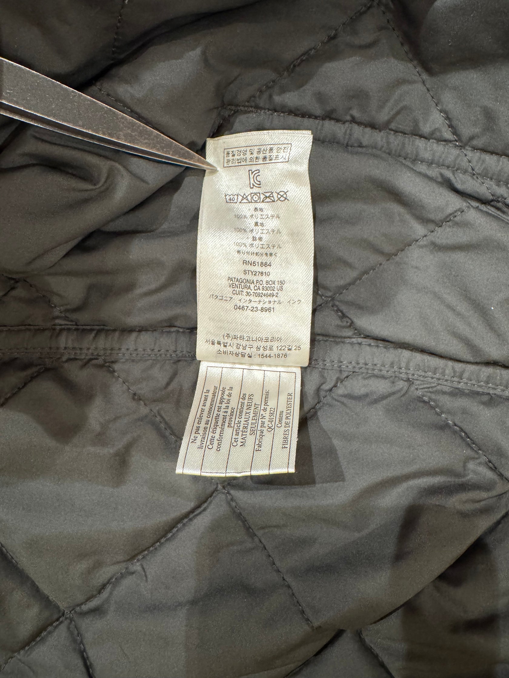 00’s PATAGONIA ｢DIAMOND QUILTED BOMBER HOODY｣キルティングジャケット
