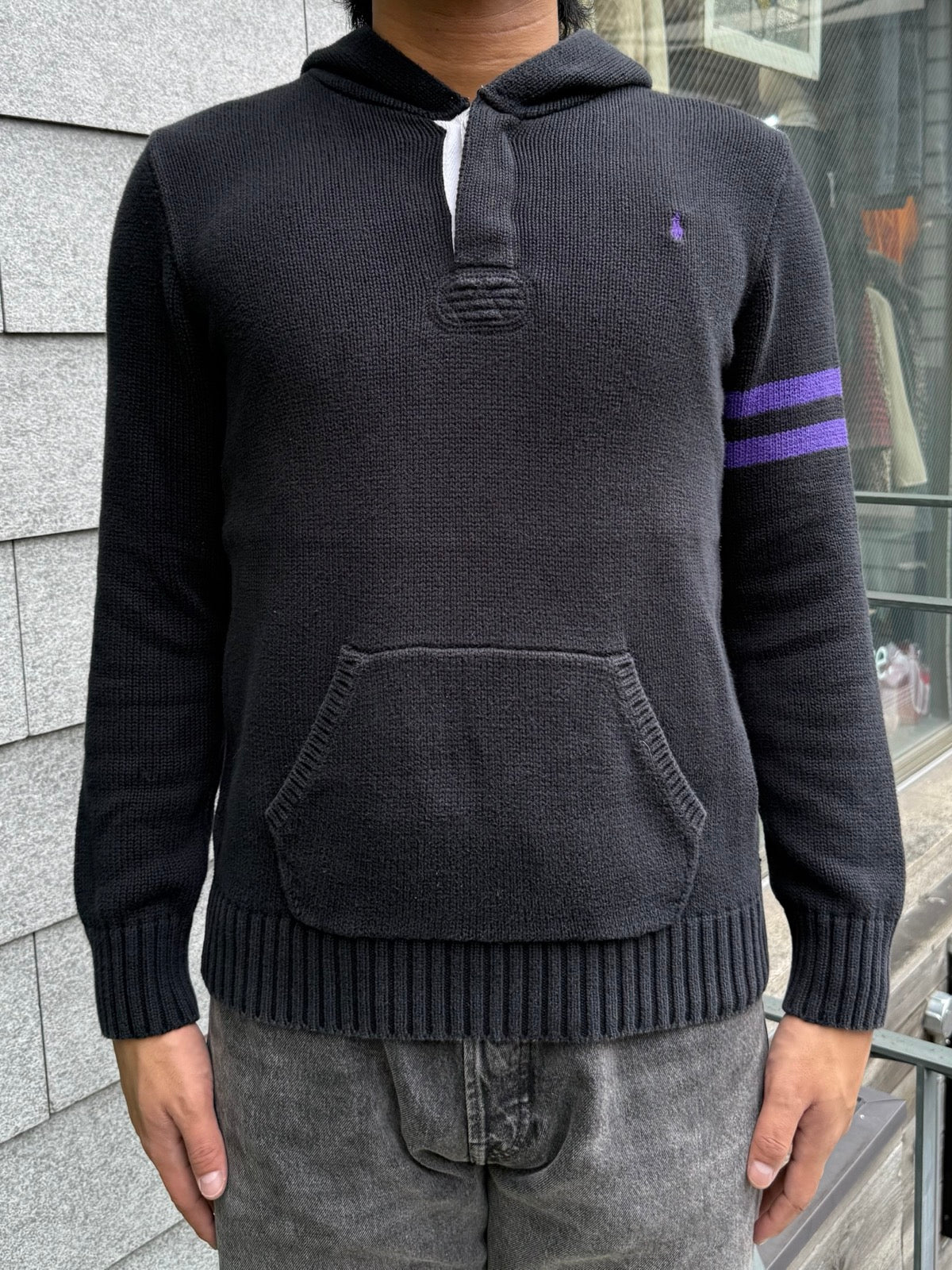 00's「Polo by Ralph Lauren」コットンニットパーカー