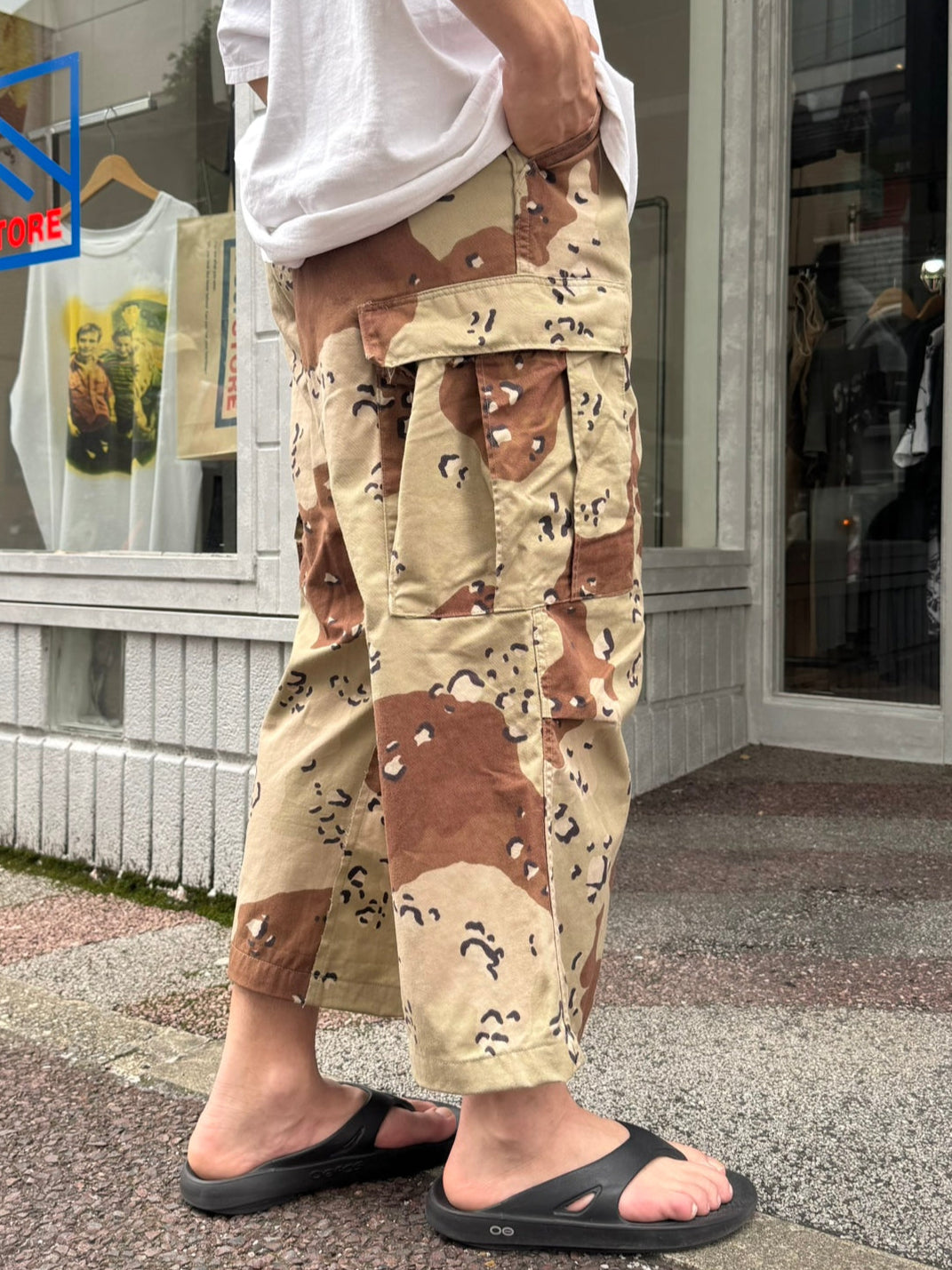 REMAKE WIDE ARMY PANTS