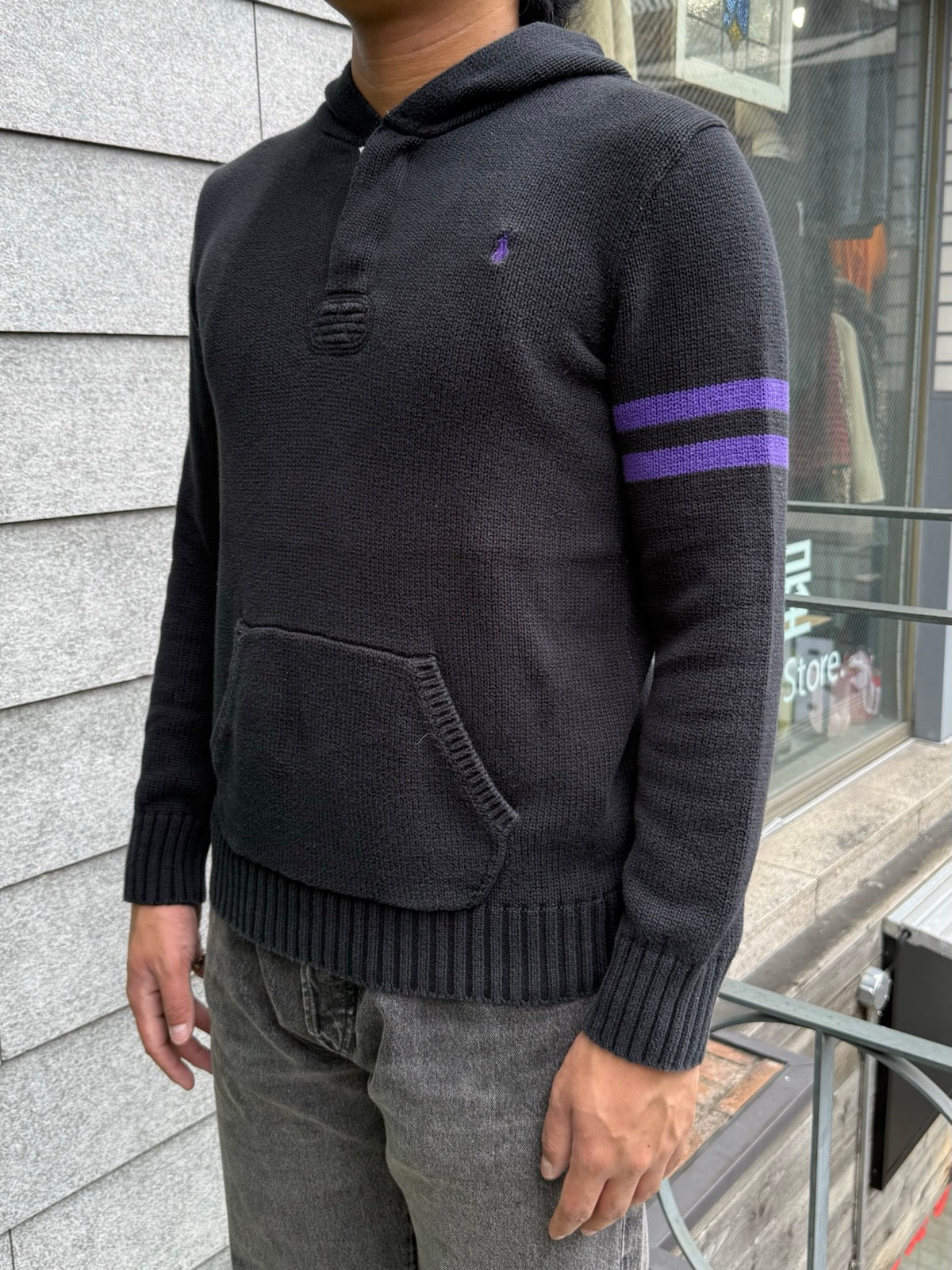 00's「Polo by Ralph Lauren」コットンニットパーカー