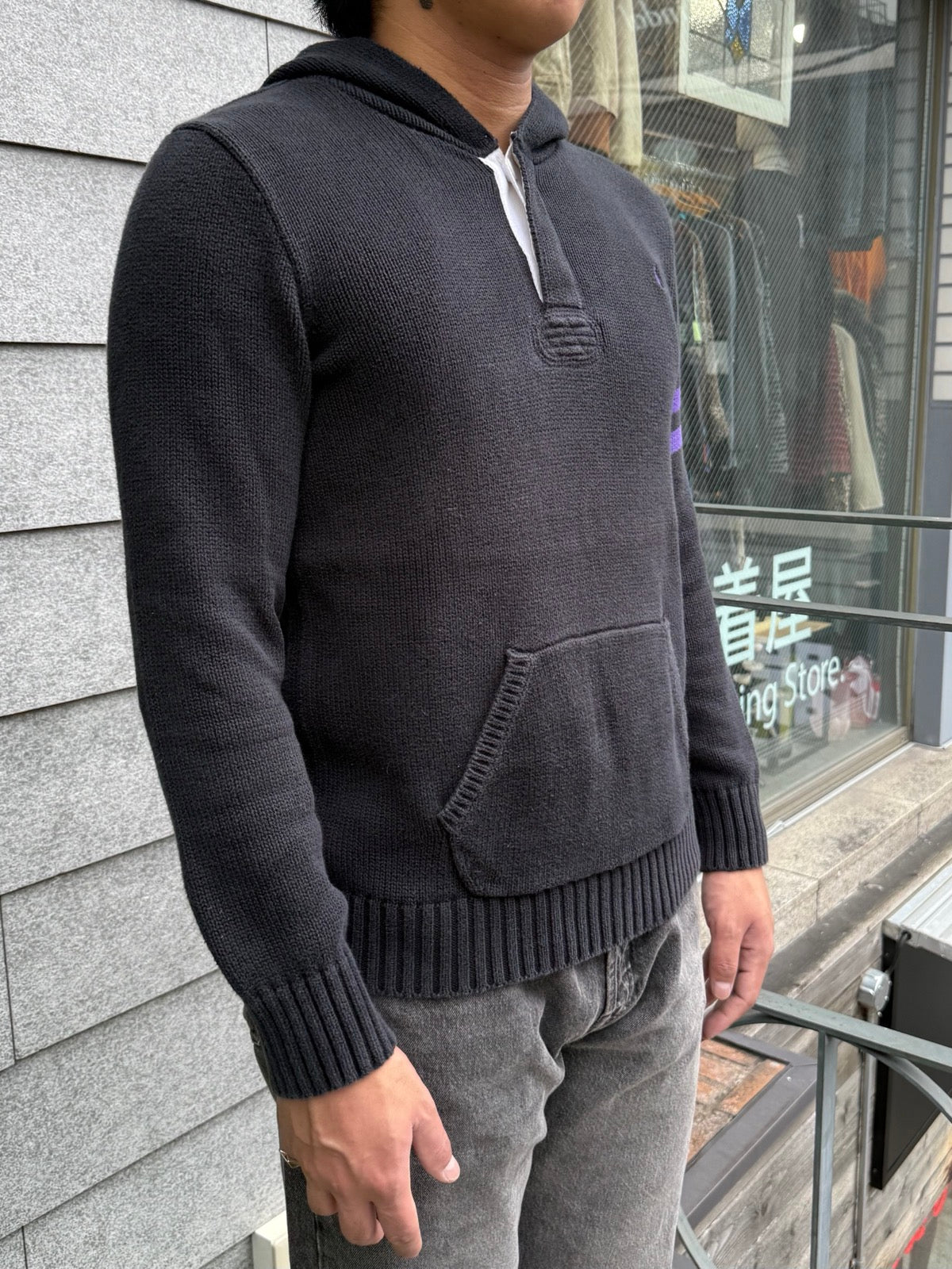 00's「Polo by Ralph Lauren」コットンニットパーカー