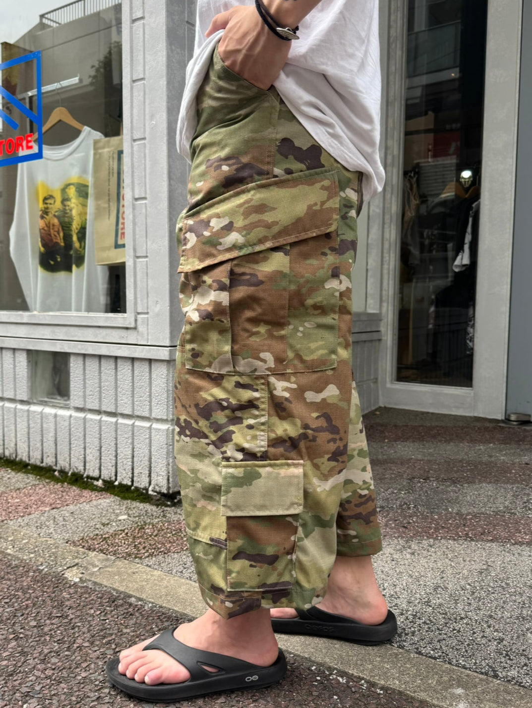 REMAKE WIDE ARMY PANTS