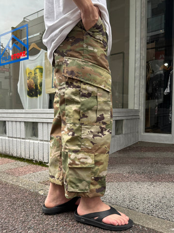 REMAKE WIDE ARMY PANTS