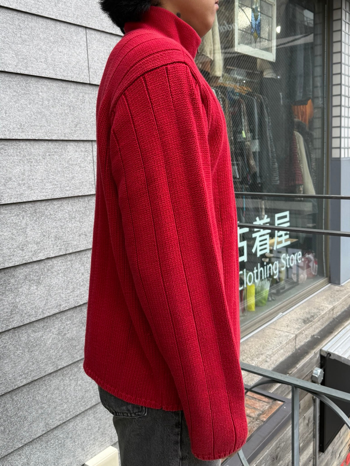 00's「Polo Jeans Co. Ralph Lauren 」ハーフジップニット